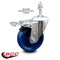 Service Caster 4 Inch Solid Polyurethane Swivel 3/8 Inch Stem Caster with Total Lock Brake SCC SCC-TSTTL20S414-SPUS-381615 - alternate 3
